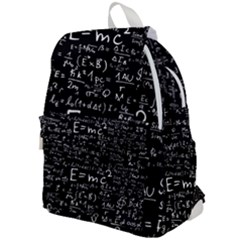 Science-albert-einstein-formula-mathematics-physics-special-relativity Top Flap Backpack by Sudhe