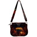 Dragon Fire Fantasy Art Saddle Handbag View3