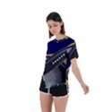 Science-fiction-sci-fi-sci-fi-logo Asymmetrical Short Sleeve Sports Tee View2