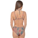 Background-abstract-non-seamless Double Strap Halter Bikini Set View2
