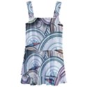 Compass-direction-north-south-east Kids  Layered Skirt Swimsuit View1