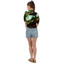Science-fiction-forward-futuristic Tie Front Shirt  View2