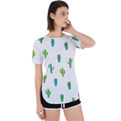 Funny Cacti With Muzzles Perpetual Short Sleeve T-shirt
