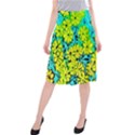 Chrysanthemums Midi Beach Skirt View1