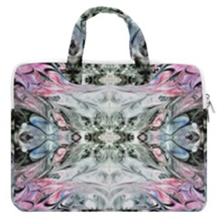 Abstract Waves Iv Macbook Pro Double Pocket Laptop Bag