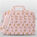 Cute Chihuahua With Sparkles On A Pink Background MacBook Pro Shoulder Laptop Bag (Large) View3