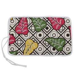 Leaves Foliage Batik Seamless Pen Storage Case (s)