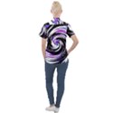 Canvas-acrylic-digital-design Women s Short Sleeve Pocket Shirt View2