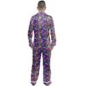 Multicolored Circles And Spots Men s Long Sleeve Satin Pajamas Set View2