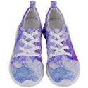 Purple and blue alcohol ink  Women s Lightweight Sports Shoes View1