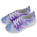 Purple and blue alcohol ink  Women s Lightweight Sports Shoes View2