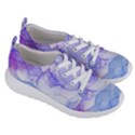 Purple and blue alcohol ink  Women s Lightweight Sports Shoes View3