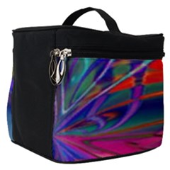 Colorful Rainbow Modern Paint Pattern 13 Make Up Travel Bag (small) by DinkovaArt