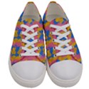 Abstract Painting Women s Low Top Canvas Sneakers View1
