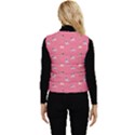 funny pugs. cute pets Women s Short Button Up Puffer Vest View2