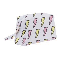 Pattern Cute Flash Design Wristlet Pouch Bag (medium) by brightlightarts