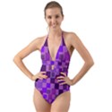  Halter Cut-Out One Piece Swimsuit View1