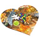 Through Space And Time 5 Wooden Puzzle Heart View3