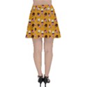 Ice cream on an orange background pattern                                                             Panel Skirt View2