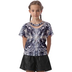 Mono Repeats Vi Kids  Front Cut Tee