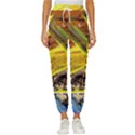 Blue Bird-1-2 Cropped Drawstring Pants View1
