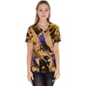 Before The Easter-1-5 Women s V-Neck Scrub Top View1