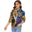 The Life Aquatic Women s Quarter Sleeve Pocket Shirt View3