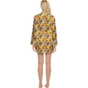 Dindollyellow Long Sleeve Satin Robe View2