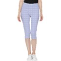 Lighblu Plaid Small Inside Out Lightweight Velour Capri Leggings  View3