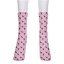 Kawaii Cute Deer Pink Men s Crew Socks View1