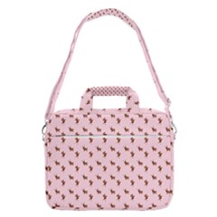 Kawaii Cute Deer Pink Macbook Pro Shoulder Laptop Bag (large)