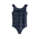 Dark Grunge Geometric Print Pattern Kids  Frill Swimsuit View1