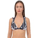 Twin Migraines Double Strap Halter Bikini Top View1