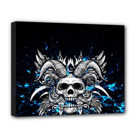 Skullart Deluxe Canvas 20  X 16  (stretched)