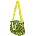 Yellow and green, neon leopard spots pattern Rope Handles Shoulder Strap Bag View1