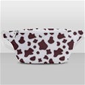 Brown cow spots pattern, animal fur print Waist Bag  View1