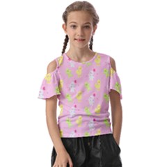 Pastel Adventure Kids  Butterfly Cutout Tee