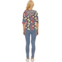 Wild Ruffles Lightweight Drawstring Hooded Top View4