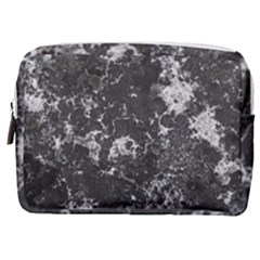 Dark Marble Camouflage Texture Print Make Up Pouch (medium) by dflcprintsclothing