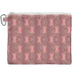 Flowers Pattern Canvas Cosmetic Bag (xxxl) by Sparkle