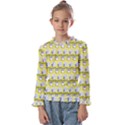 Cartoon Pattern Kids  Frill Detail Tee View1