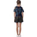 Blue pattern Kids  Butterfly Cutout Tee View2