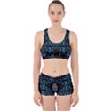 Blue pattern Work It Out Gym Set View1