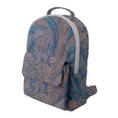 Convoluted Patterns Flap Pocket Backpack (large)