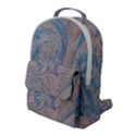 Convoluted patterns Flap Pocket Backpack (Large) View1