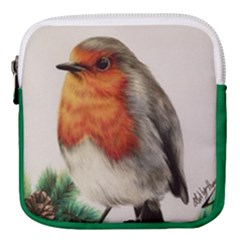 Robin Mini Square Pouch by ArtByThree