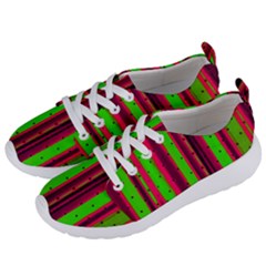 Warped Stripy Dots Women s Lightweight Sports Shoes