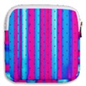Warped Stripy Dots Mini Square Pouch View2