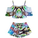 375 Chroma Digital Art Custom Kids  Off Shoulder Skirt Bikini View1