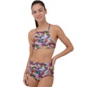Retro Color High Waist Tankini Set View1